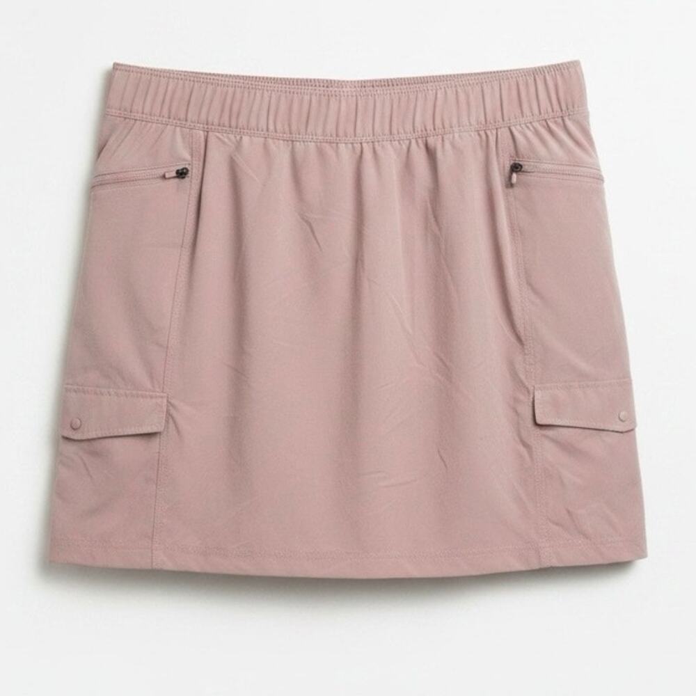 Avalanche Sz L blush pink athletic skorts zipper and utility pockets | GUC